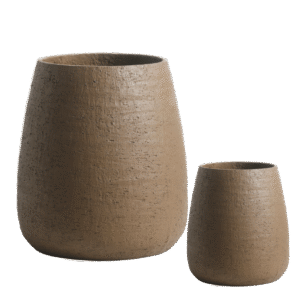 حوض GRC فاخر لون بني بملمس خشن