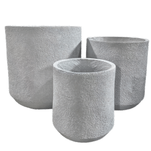 حوض فايبر كلاي فاخر لون رمادي