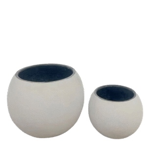 حوض فايبر كلاي فاخر لون رمادي