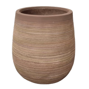 حوض فايبر كلاي فاخر لون شوكولاتة