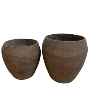 حوض فايبر كلاي فاخر لون كوفي